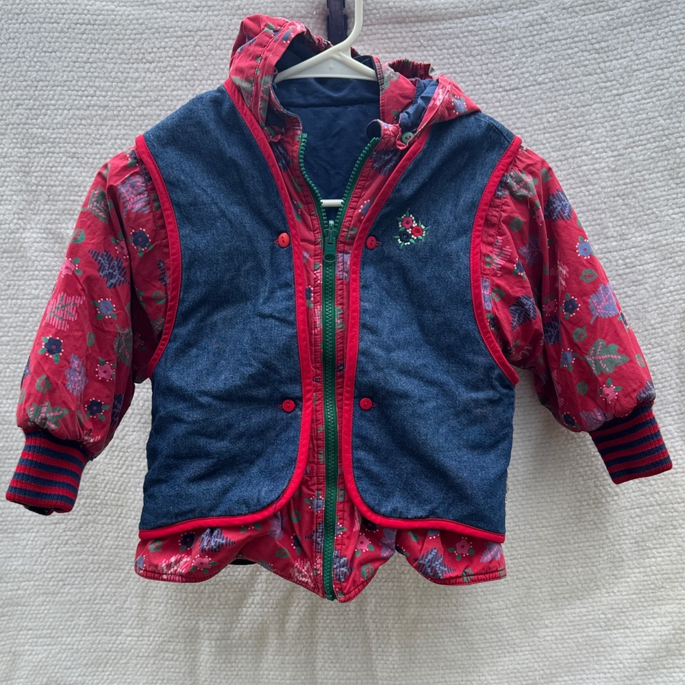 Reversible Rainbow Tag Gymboree Jacket
